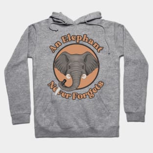 An Elephant Never Forgets Hoodie